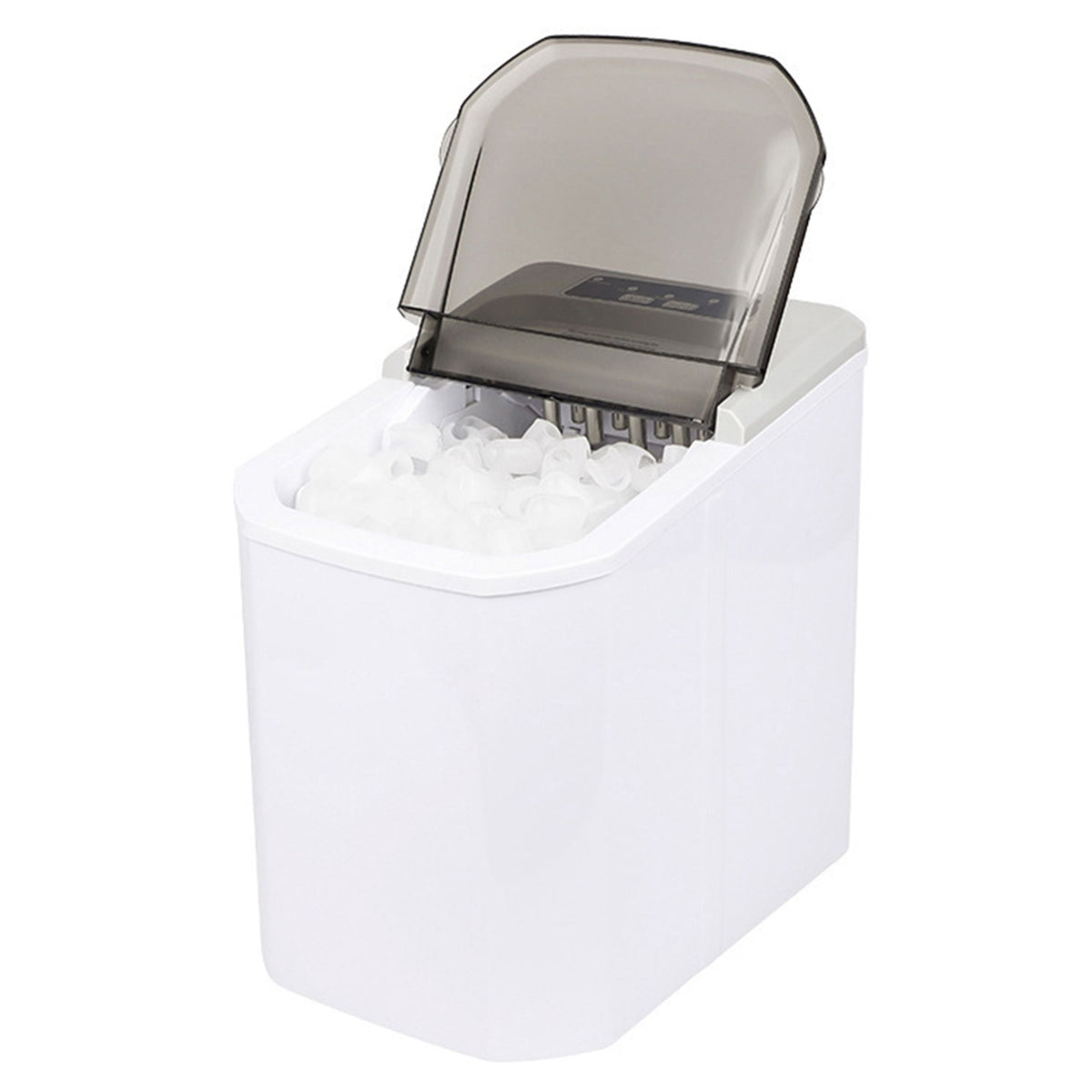 Self-cleaning Electric Ice Maker: 33LBS/24Hrs, Bullet Ice, for Home Kitchen, Office, Party