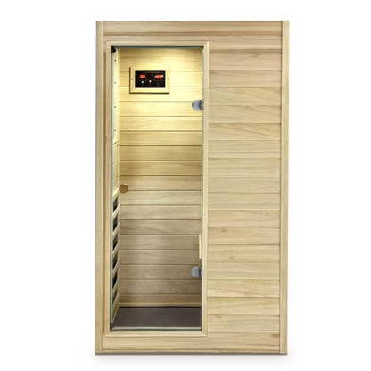 Far Infrared Sauna Room with Digital Controls - European Aspen