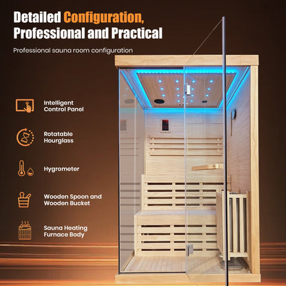 Double-Person 3000W Heating Furnace Sauna Room