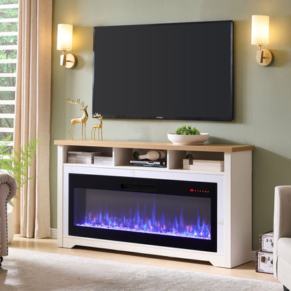 70 Inch Fireplace TV Stand for TVs Up to 70"
