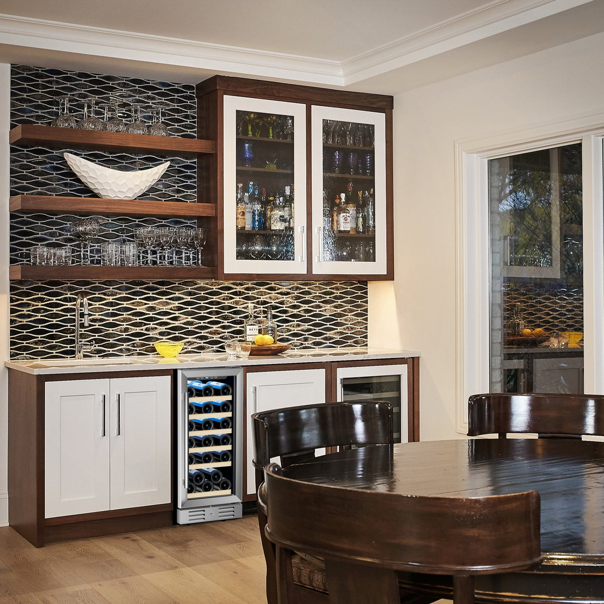 Kalamera 12'' Built-in 18 Bottle Wine refrigerator