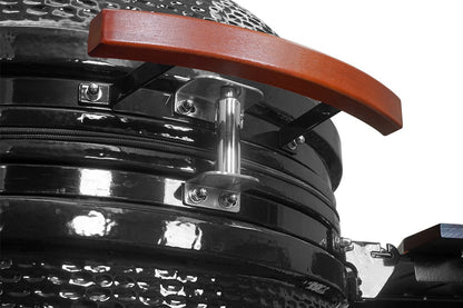 Kalamera 24” Ultimate Outdoor Ceramic Grill Kamado with Cart and Side-wings