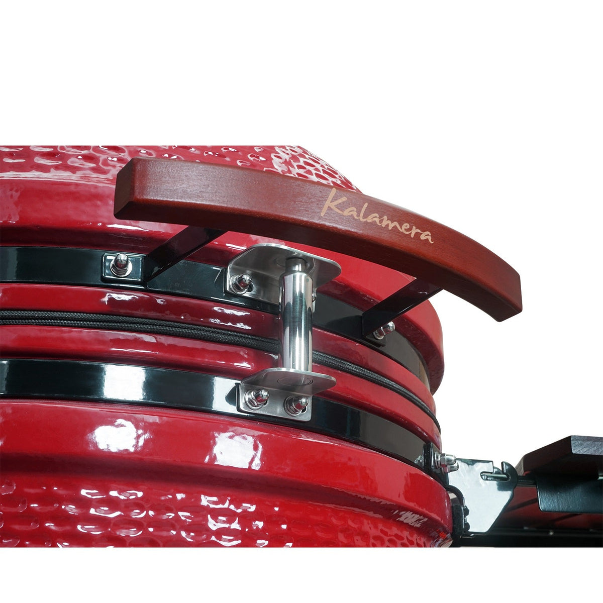 Kalamera 24” Ultimate Outdoor Ceramic Grill Kamado with Cart and Side-wings