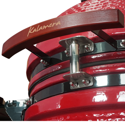 Kalamera 21” Ultimate Outdoor Ceramic Grill Kamado with Cart and Side-wings