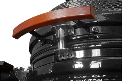 Kalamera 24” Ultimate Outdoor Ceramic Grill Kamado with Cart and Side-wings