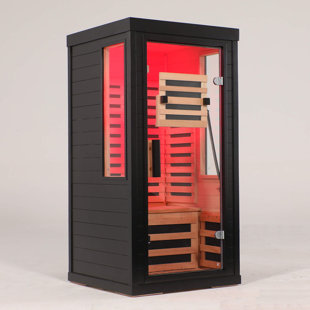 Aurelo 2-Person Low EMF Indoor Infrared Sauna With Red Light Therapy