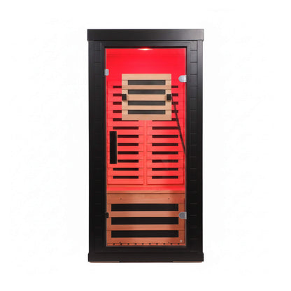 Aurelo 2-Person Low EMF Indoor Infrared Sauna With Red Light Therapy