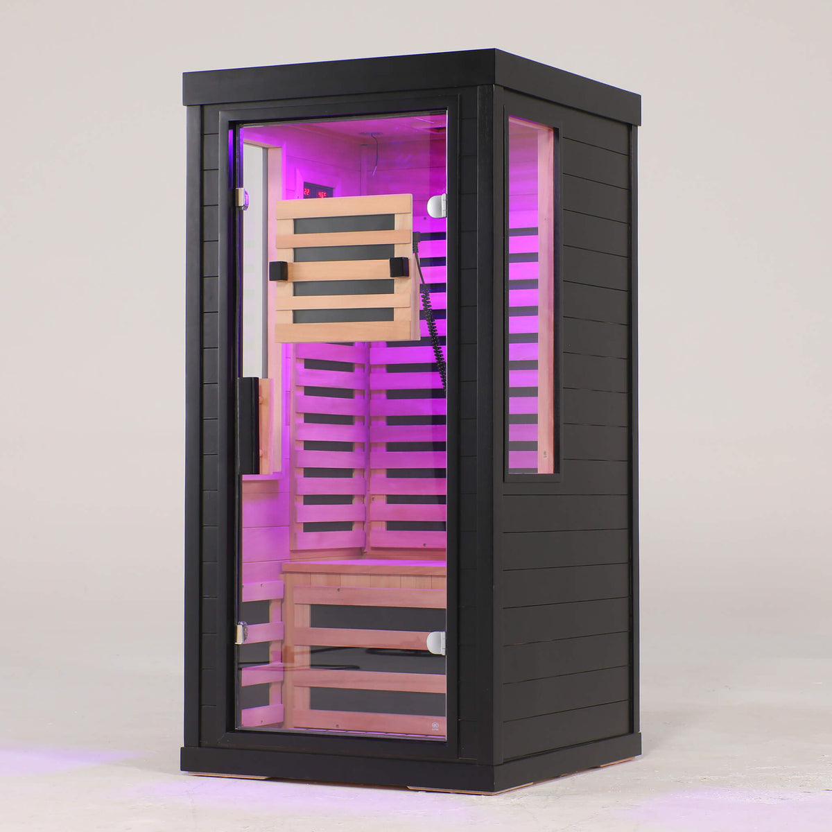 Aurelo 2-Person Low EMF Indoor Infrared Sauna With Red Light Therapy