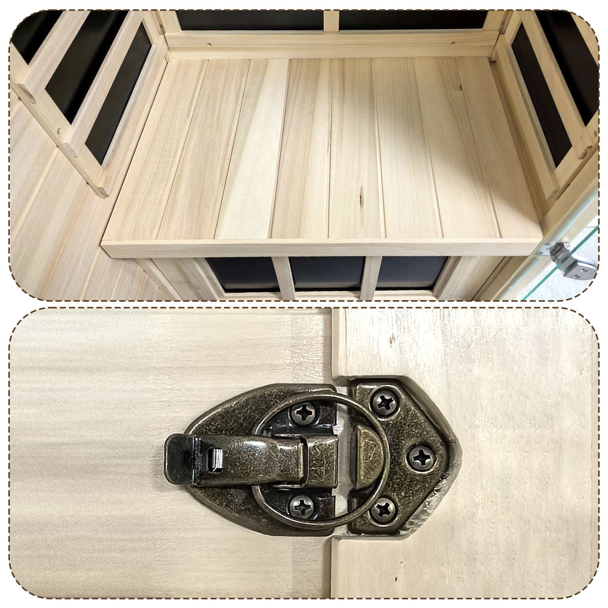 Far Infrared Sauna Room with Digital Controls - European Aspen