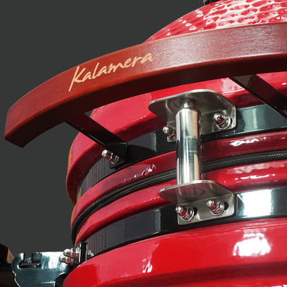 Kalamera 21” Ultimate Outdoor Ceramic Grill Kamado with Cart and Side-wings