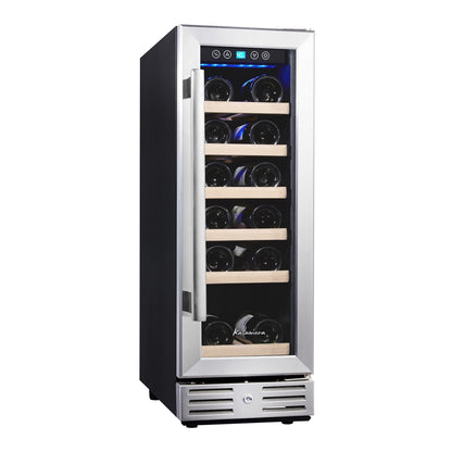 Kalamera 12'' Built-in 18 Bottle Wine refrigerator