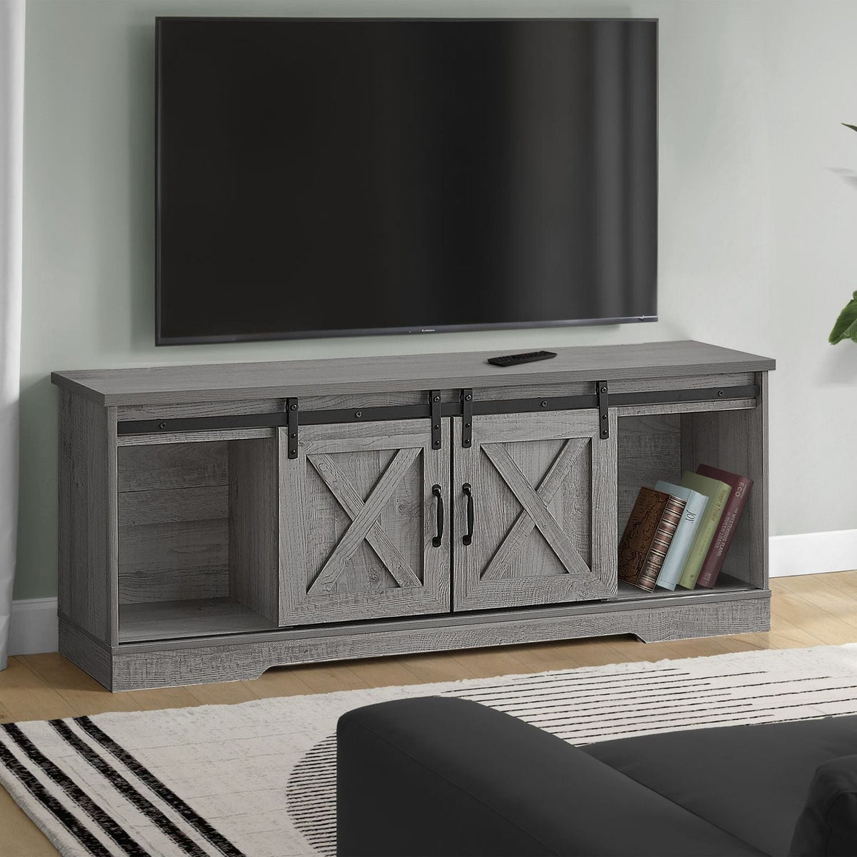 TV Stand, Console Media Entertainment Center, Storage Cabinet, Transitional