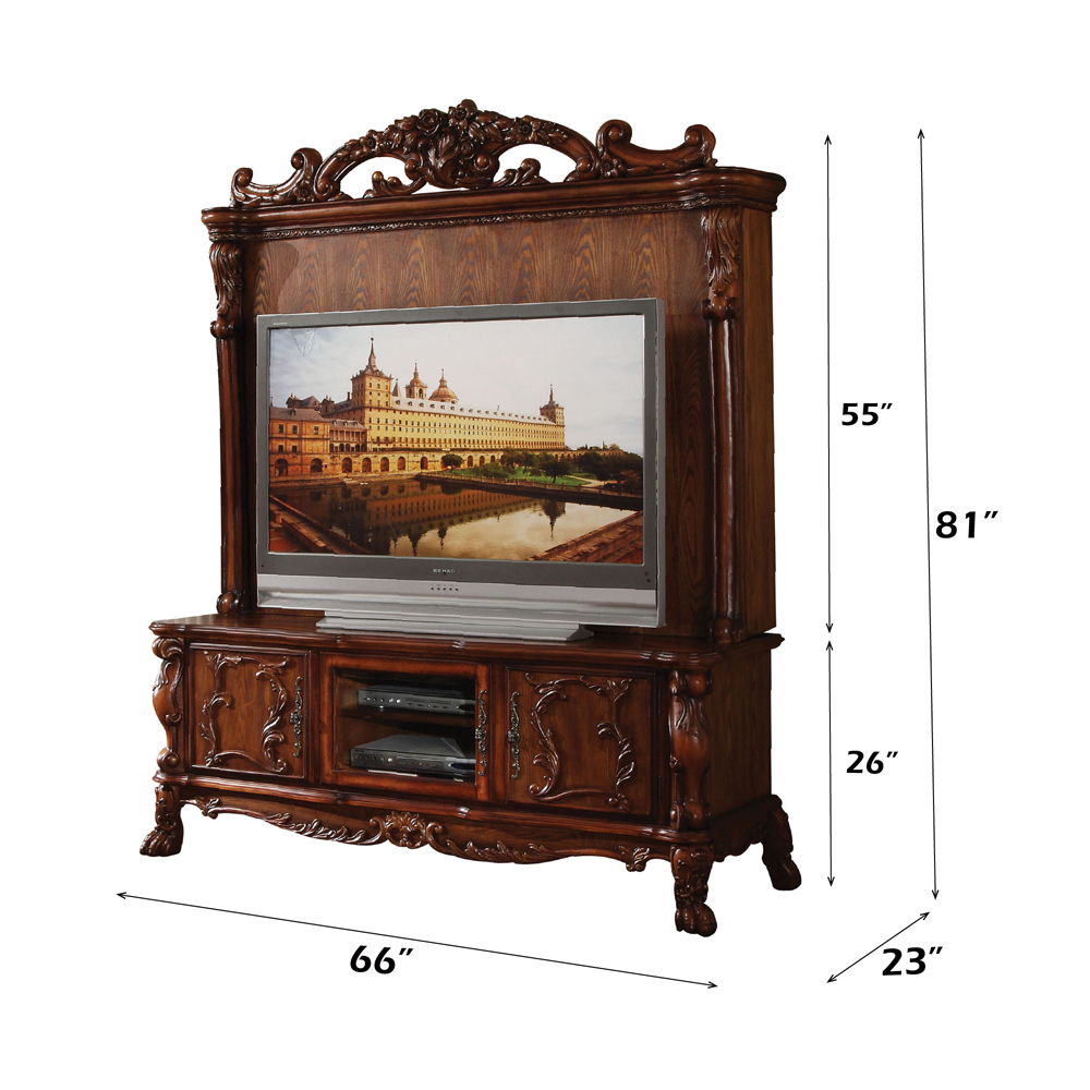 Dresden - 81" Entertainment Center - Cherry Oak