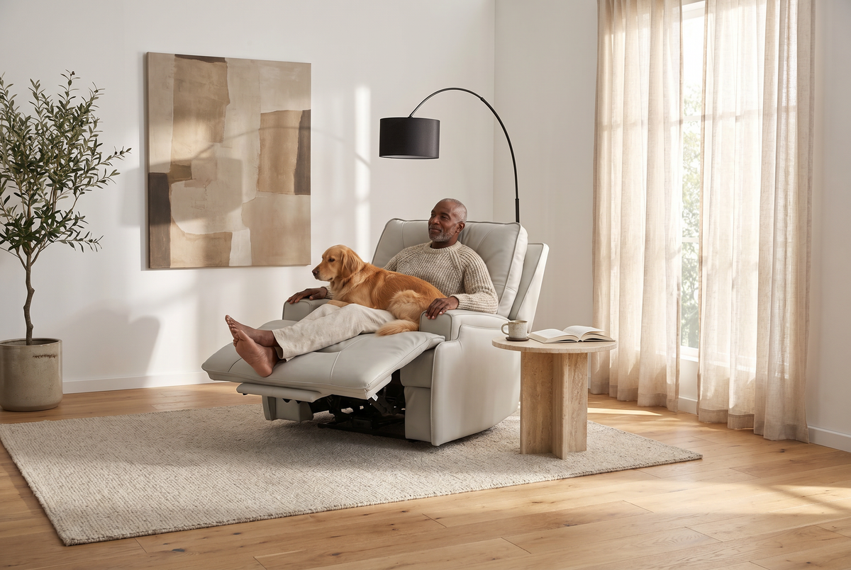 Atlas Fog 3-Piece Power Reclining Living Room Set