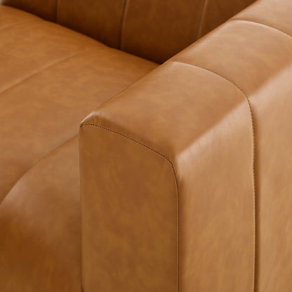 Bartlett 6-Piece Vegan Leather Sectional Sofa by Modway