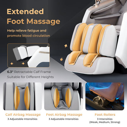 Relaxation 29-Full Body Massage Chair with Waist Heating & Airbag Massage