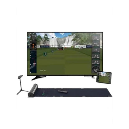 Indoor Putting Simulator — Real-Green Golf Putter Trainer System