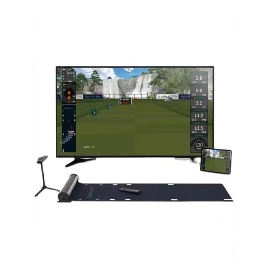 Indoor Putting Simulator — Real-Green Golf Putter Trainer System