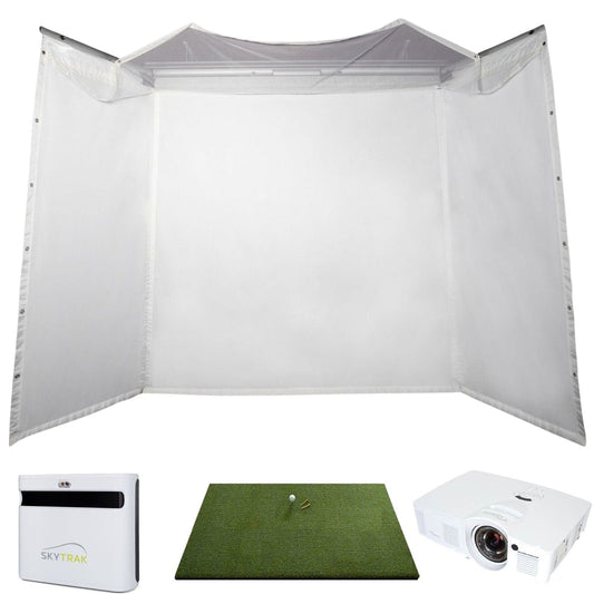 SkyTrak+ Retractable Golf Simulator