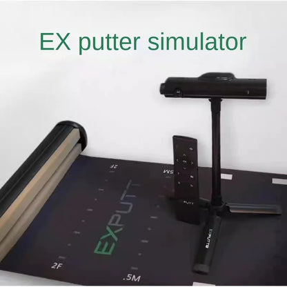 Indoor Putting Simulator — Real-Green Golf Putter Trainer System