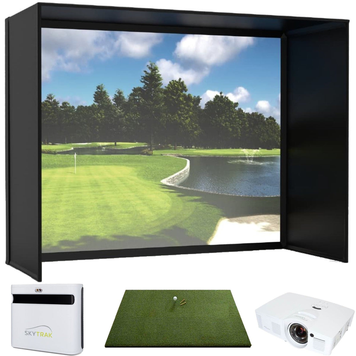 SkyTrak+ Majestic Golf Simulator