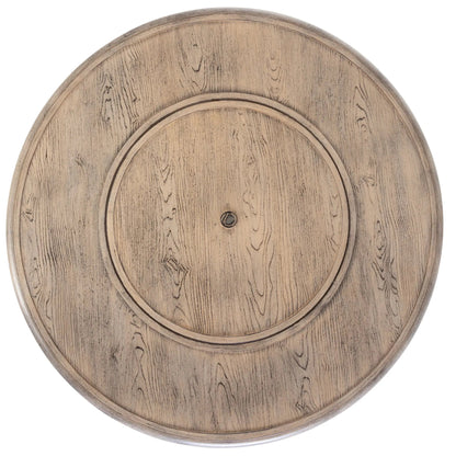Thatcher Driftwood Round Aluminum LPG Fire Pit