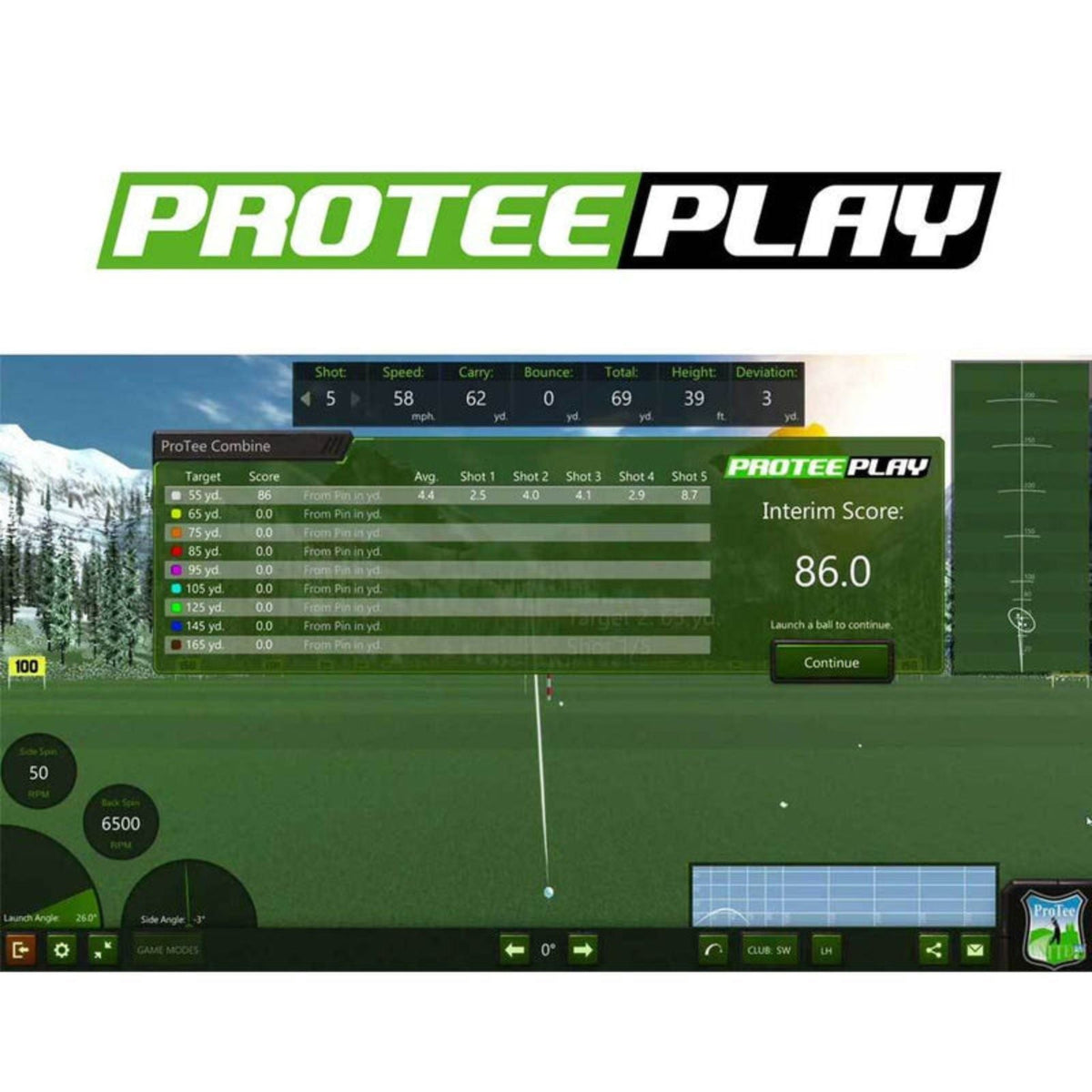 ProTee Majestic Simulator Package