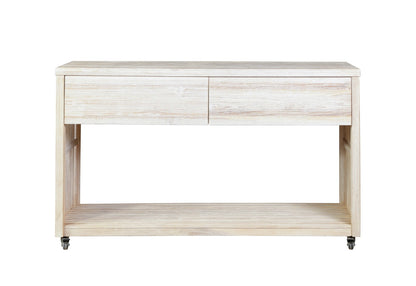 Imperial Grove Outdoor Solid Teak Wood, Natural Look Kitchen Island