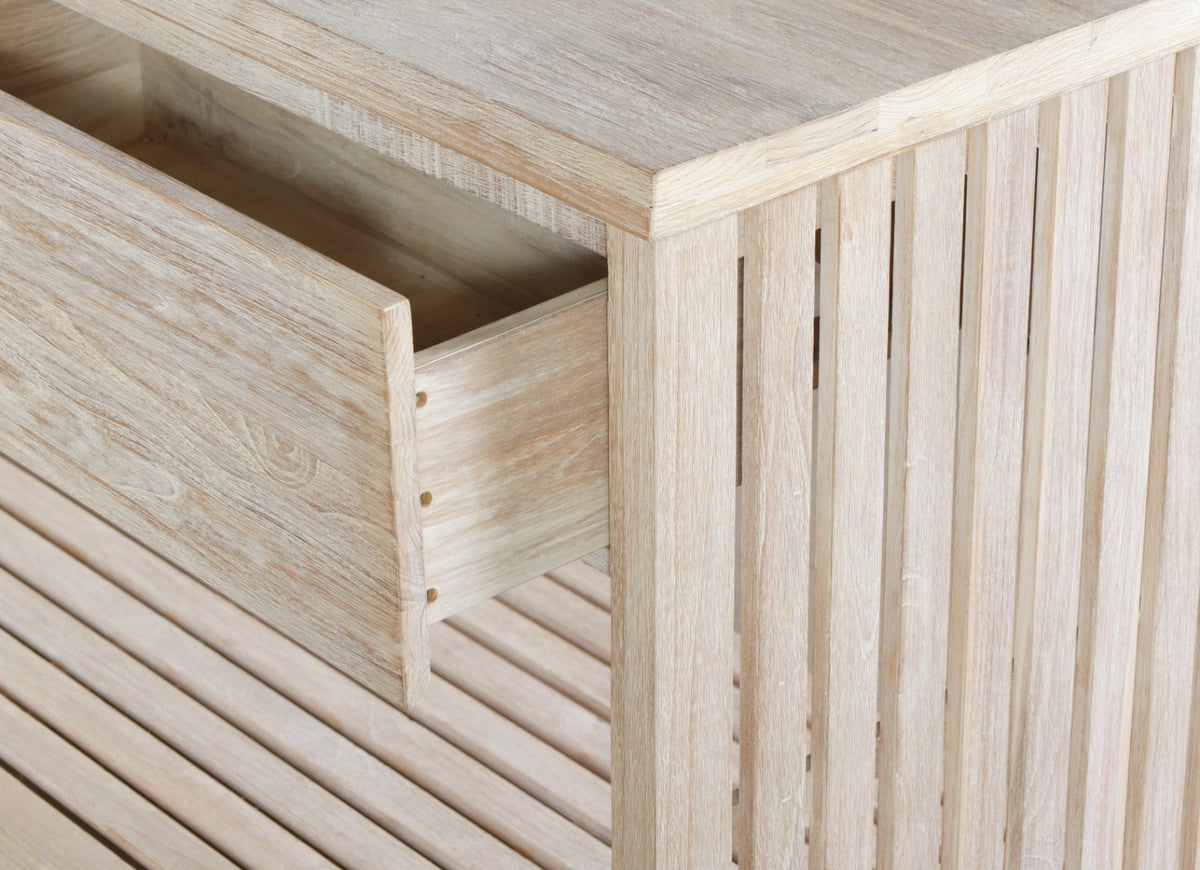 Imperial Grove Outdoor Solid Teak Wood, Natural Look Kitchen Island