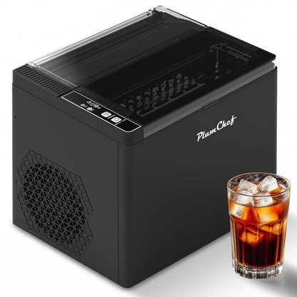 Bullet Ice Maker Machine Countertop with 26 lbs Daily Output - Stainless Steel