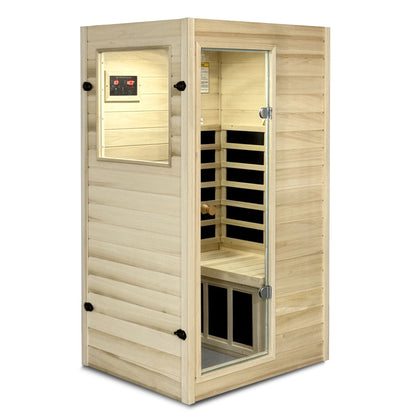 Far Infrared Sauna Room with Digital Controls - European Aspen