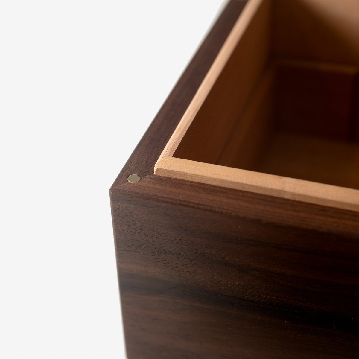 Black Walnut Cigar Humidor - Spanish Cedar Lined - 80 Count - Personalized Brass Engraving