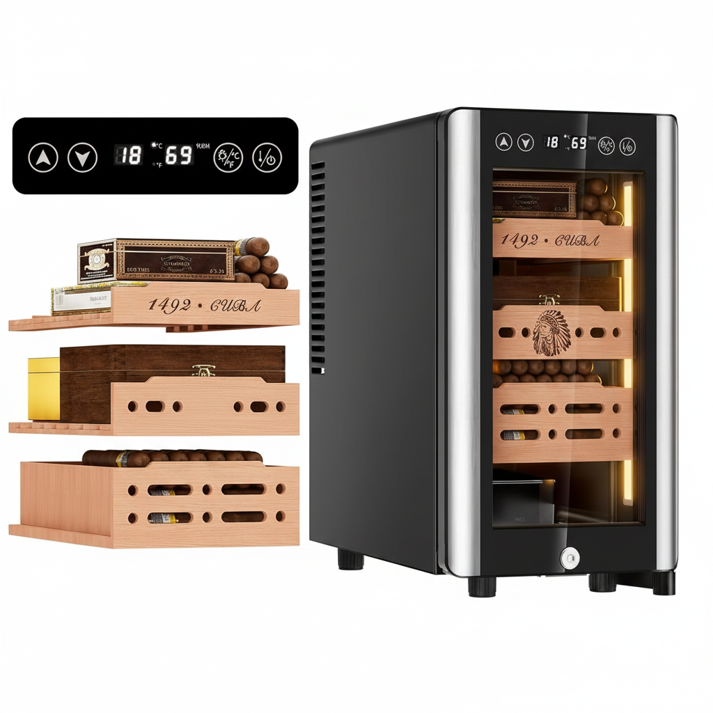 25L Electric Humidor Cabinet for 150 Cigars