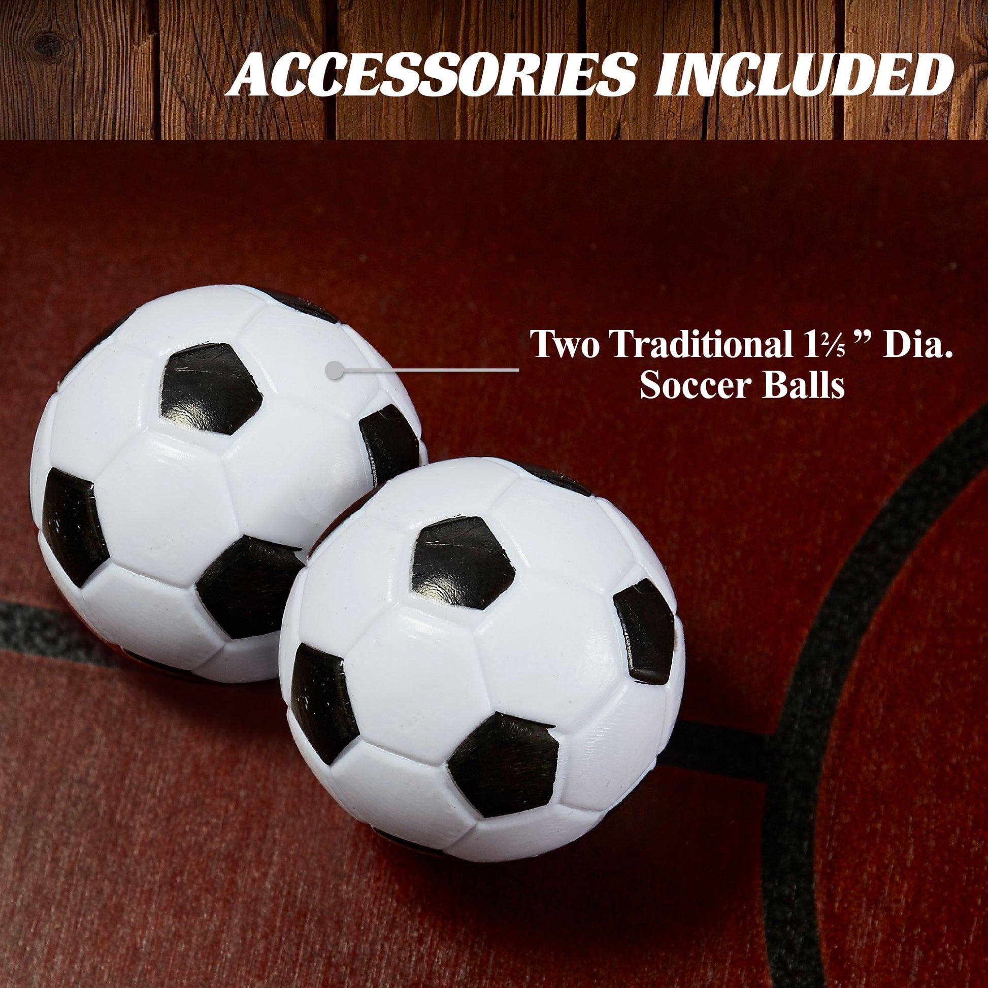 42” Foosball Coffee Table, Soccer, Accessories Included by