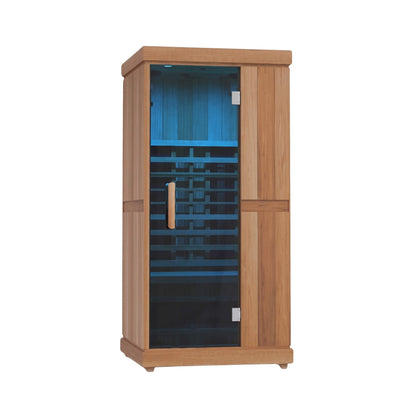 Finnmark FD-1 Full Spectrum 1-Person Home Infrared Sauna With Bluetooth Audio