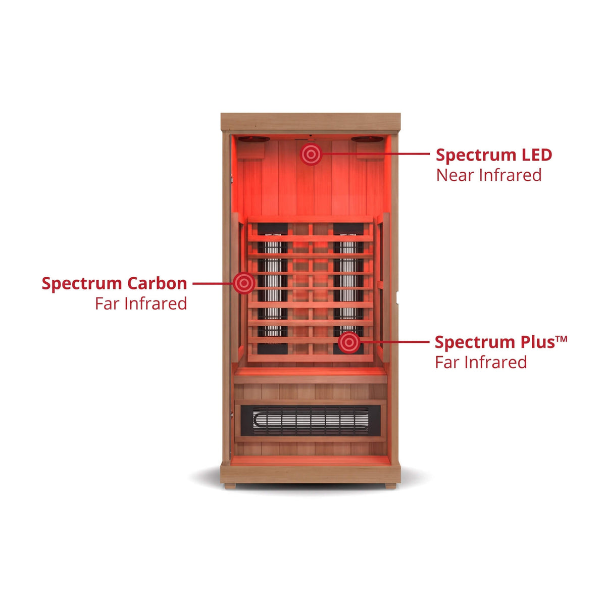 Finnmark FD-1 Full Spectrum 1-Person Home Infrared Sauna With Bluetooth Audio