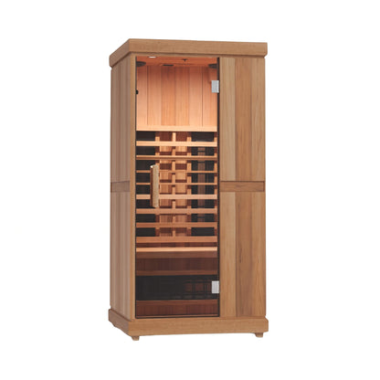 Finnmark FD-1 Full Spectrum 1-Person Home Infrared Sauna With Bluetooth Audio