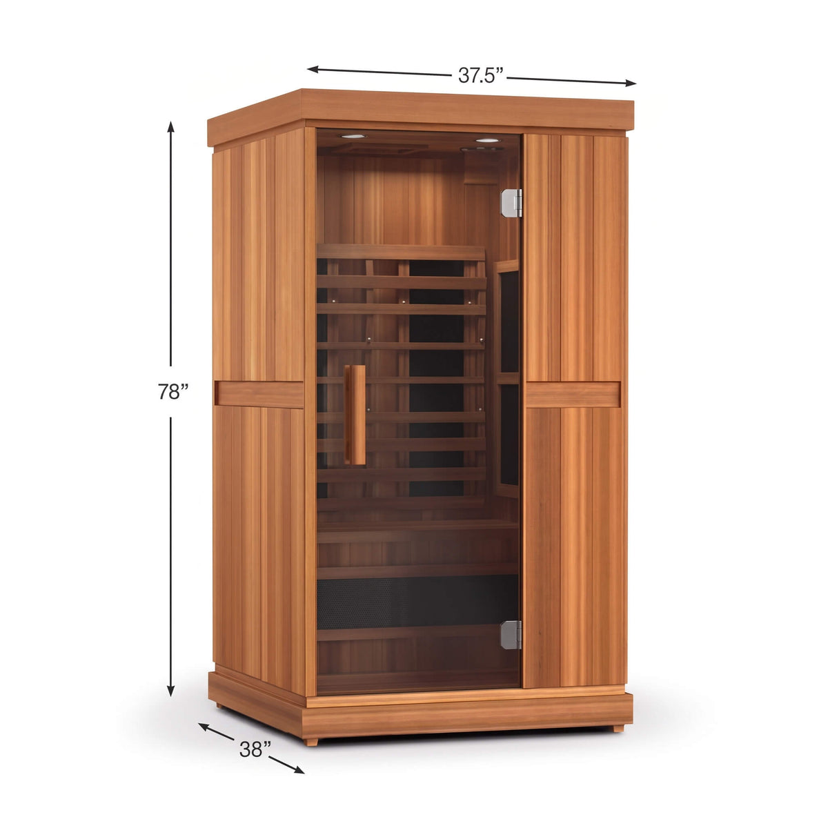 Finnmark FD-1 Full Spectrum 1-Person Home Infrared Sauna With Bluetooth Audio