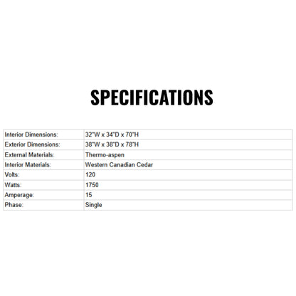 Finnmark FD-1 Full Spectrum 1-Person Home Infrared Sauna With Bluetooth Audio