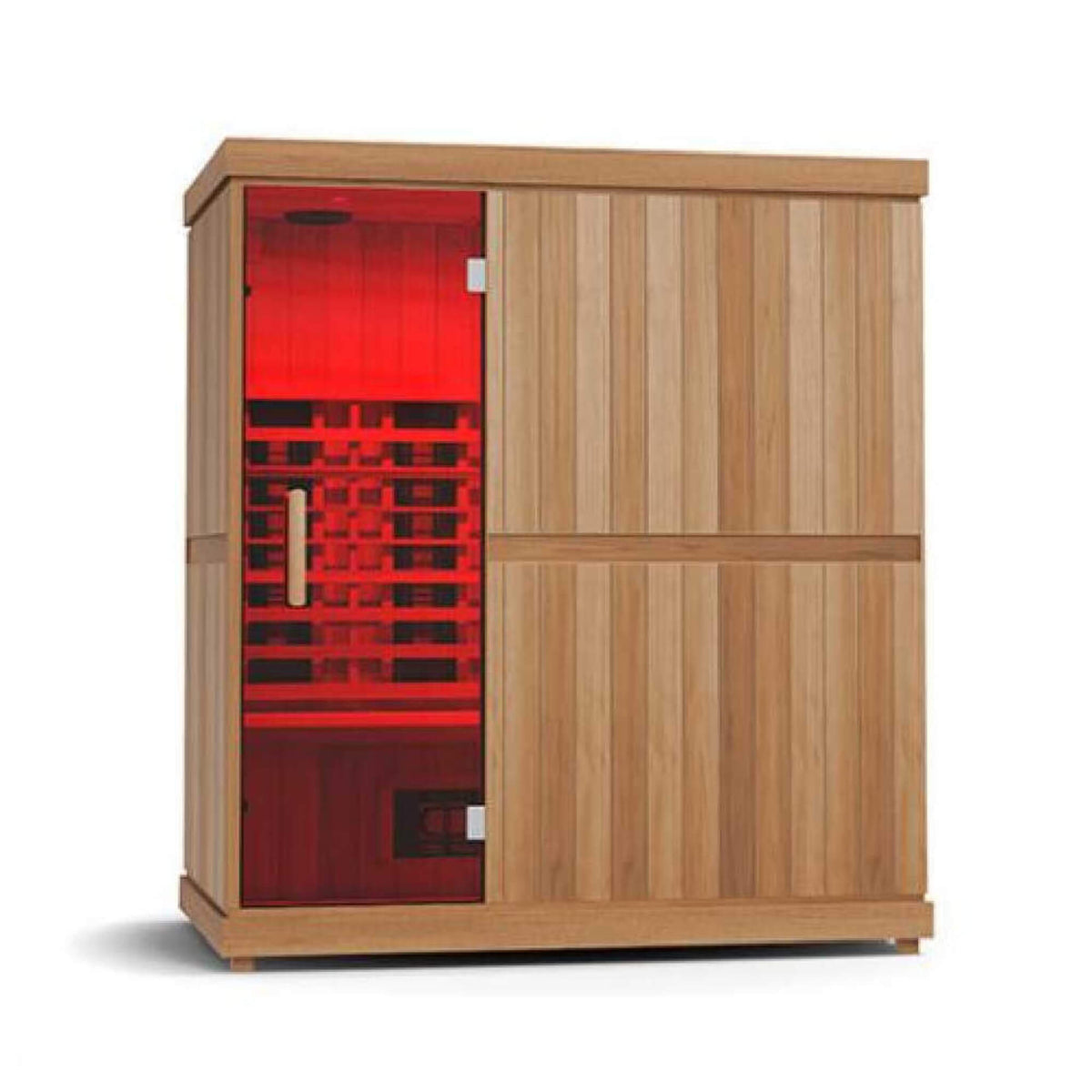 Finnmark FD-3 Full Spectrum 4-Person Capacity Home Infrared Sauna With Adjustable Sauna Feet [FD-KN003] (SAK52689)