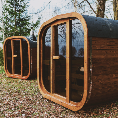 Mande MW20 Outdoor ThermoWood Sauna – Premium Backyard Relaxation by Patio Elegance