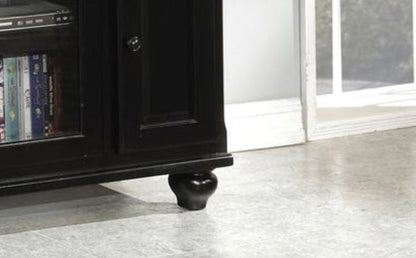 Ferla TV Stand with Doors and Shelves - Black