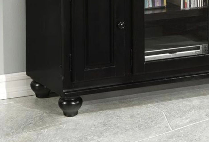 Ferla TV Stand with Doors and Shelves - Black